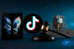 Top Tech News Today – EasyTechDigest visual collage featuring foldable phone, TikTok court ruling, AI chip, and lunar lander